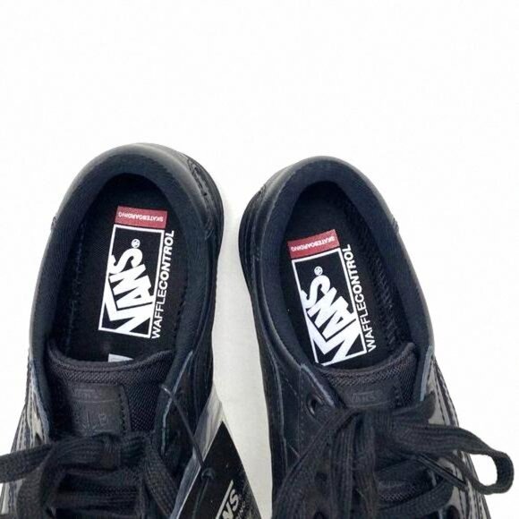 💖MEGA SALE💖Vans Berle Skateboarding Casual Women Black VN0A5JIJ9BK Leather - Picture 7 of 10